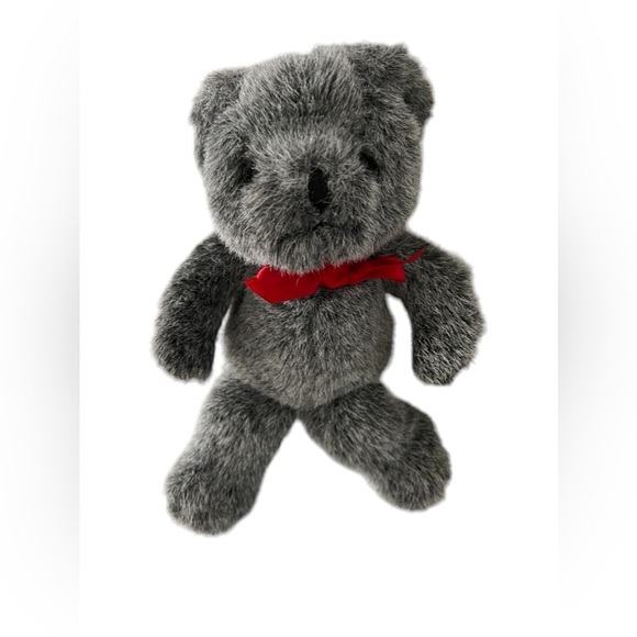 RUSS soft N Suede plush gray Tippy Bear - Picture 1 of 5